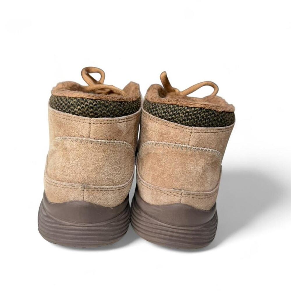 SKECHERS Seager “Home Team” Tan Suede leather Faux Fur Ankle Boots –
Blokecore - Picture 3 of 8